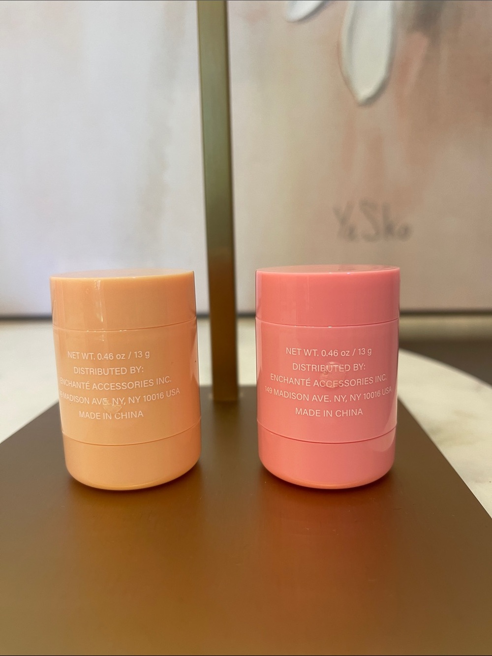 New Nicole Miller Peptide Lip Mask Duo - Honey Almond & Sweet Berry - Picture 2 of 2